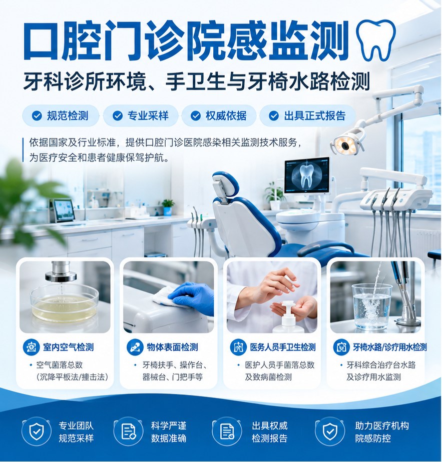 牙科诊室环境空气监测